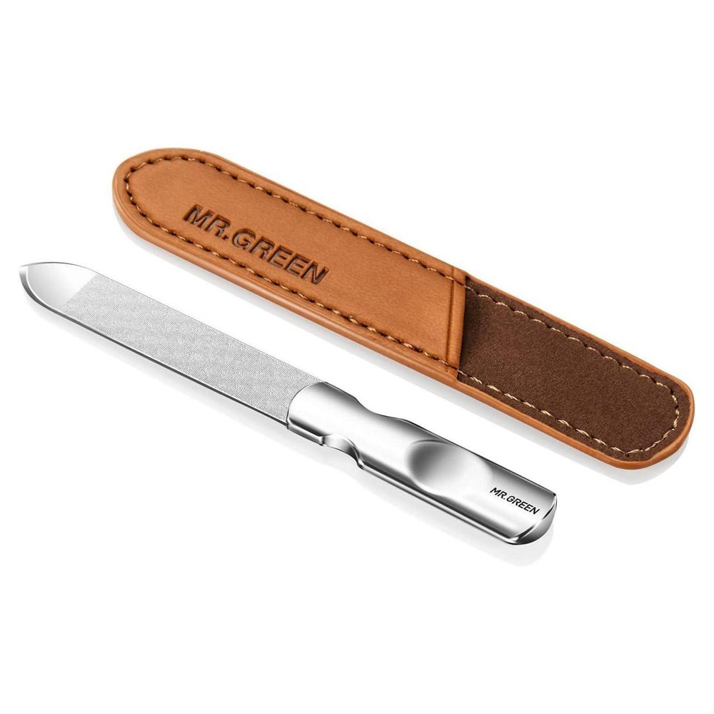 Professionelle Doppelseitige Edelstahl Nagelfeile Mit Rutsch 1 St