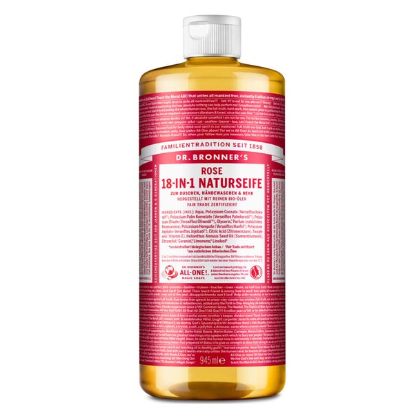 Dr. Bronner's 18 in1 Rose Naturseife Liquid Soap 945 ml