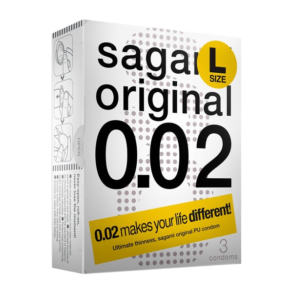 Original L-Size latexfrei ultradünn 3 Kondome (3 Kondome) 3 St