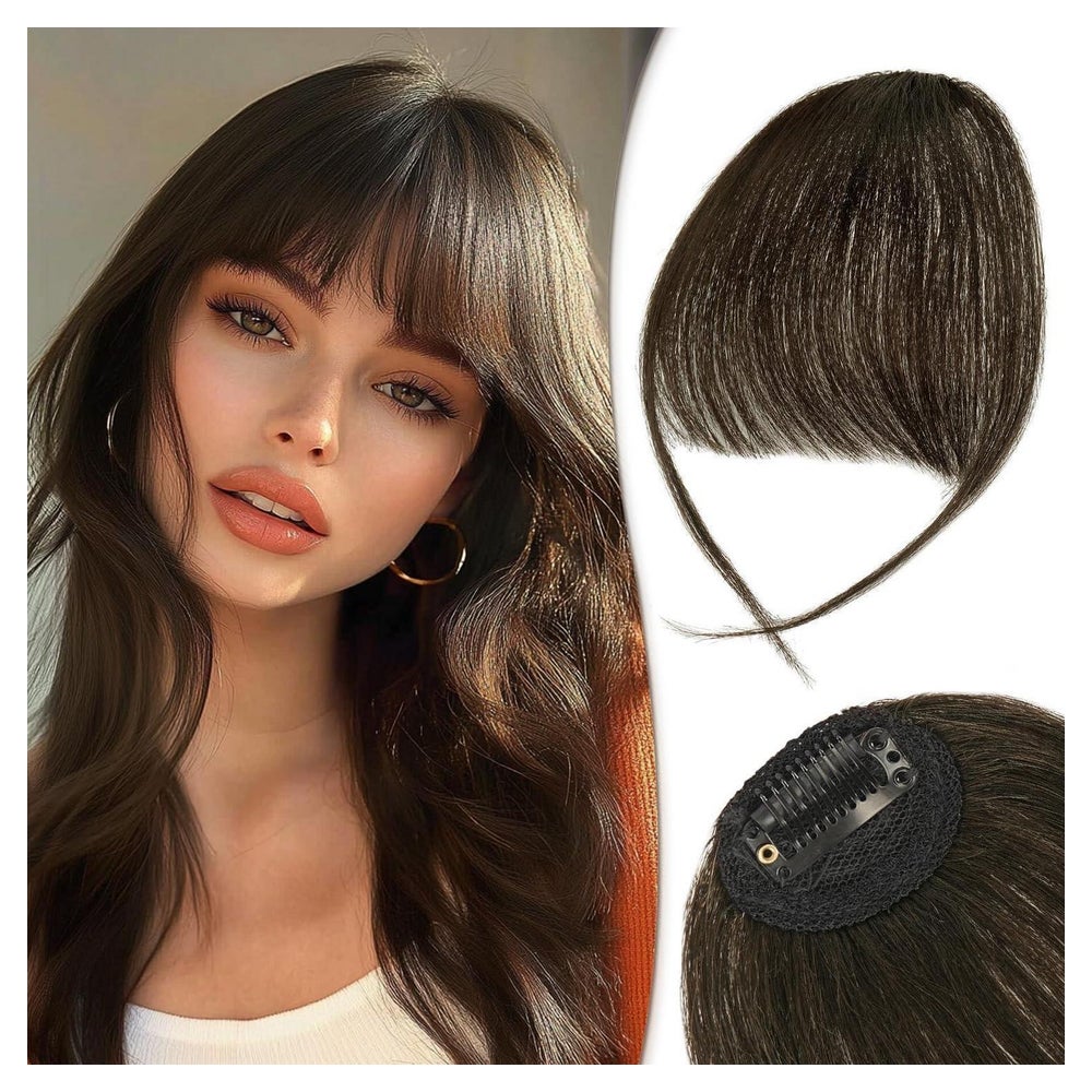 Pony Haarteil Clipin Remy 5.5g Packung mit 1 Dunkel Naturbra 1 St