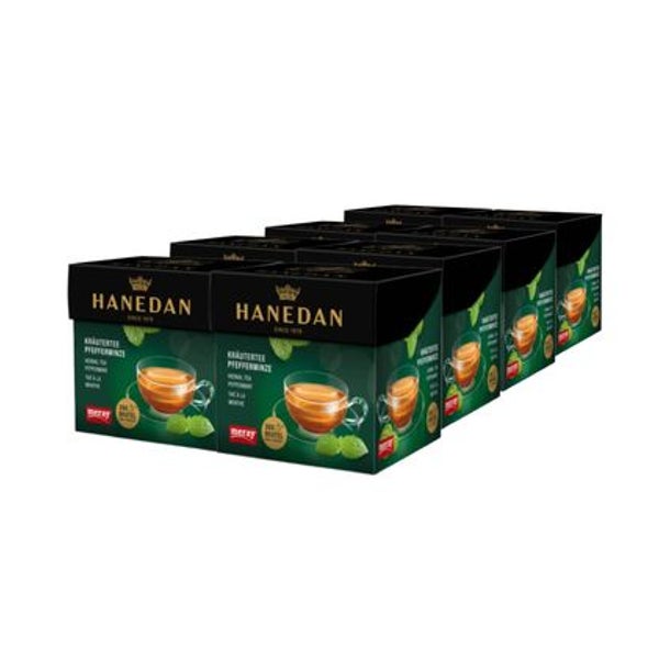 MERAY Hanedan Kräutertee Pfefferminze - 8 Packungen 400 g
