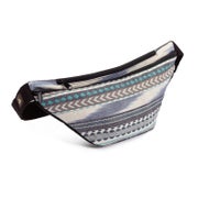 bodhi ETHNO Collection: Bauchtasche, schwarz-weiß-blau 1 St