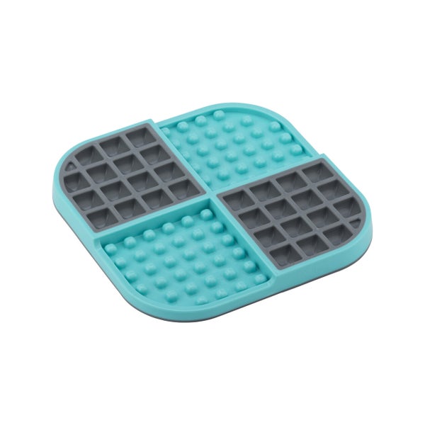 LickiMat Slomo - TRP Schleckmatte für Hunde - türkis - 20 cm 1 St