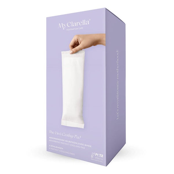 MyClarella® Kühlbinde fürs Wochenbett - Ohne Einfrieren 4 St