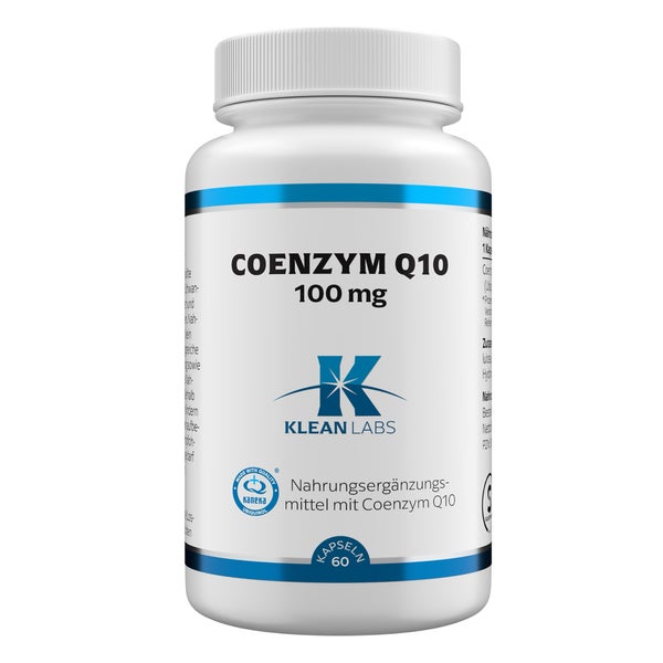 Coenzym Q10 100 Mg Klean Labs Kapseln 60 St