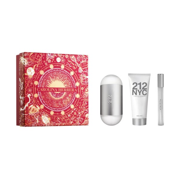 Carolina Herrera 212 Nyc EdT 100ml Set 3 Artikel Christmas 2023 0,003 l