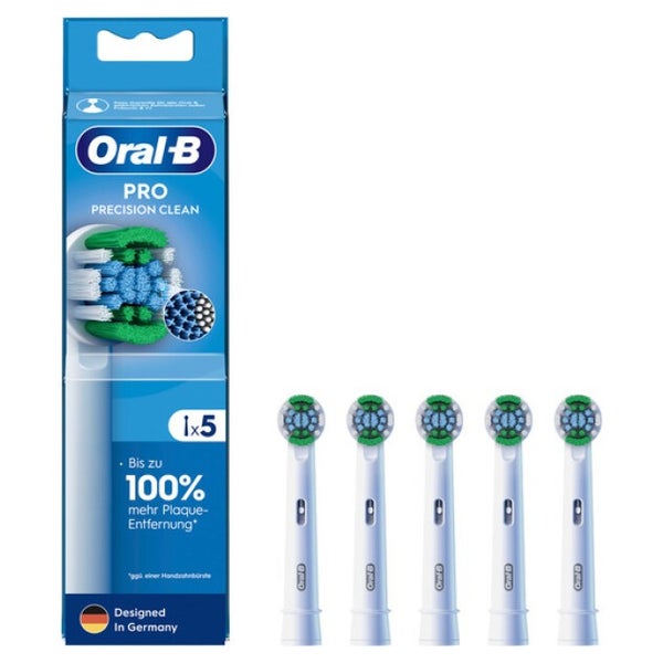 ORAL-B Precision Clean Ersatzbürstenkopf, Weiss (5er-Pack) 1 St