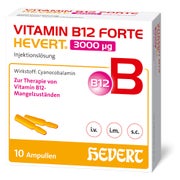 Vitamin B12 Forte Hevert 3000 µg Inj.-lsg.amp. 20X2 ml