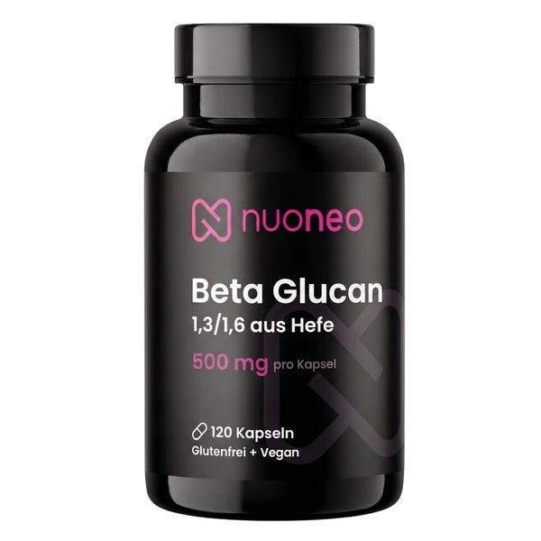 650 mg Beta-Glucan Kapseln 1,3/1,6 aus Hefe Vitamin C, Zink 120 St