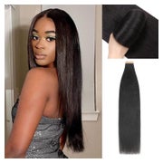 Tape Extensions Echthaar TapeIn Yaki 1B#-YK 18zoll-45.7cm(40 1 St