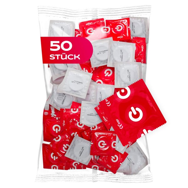 «Super Thin» dünne Kondome für mehr Gefühl, Maxipack (50 Kondome) 50 St