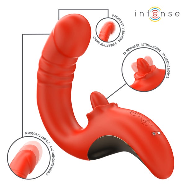 Intense - Paulina Vibrator und Stimulator In U-form 1 St