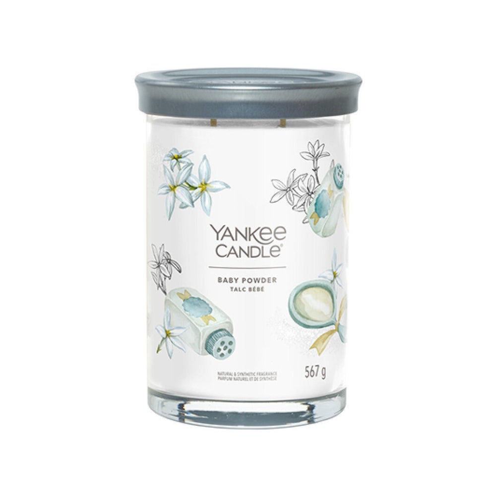 Yankee Candle Baby Powder Signatur Becher groß 567 g 1,11 kg