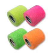LisaCare Pflasterverband - 5cm x 4,5m - 4er Neon-Mix 4 St