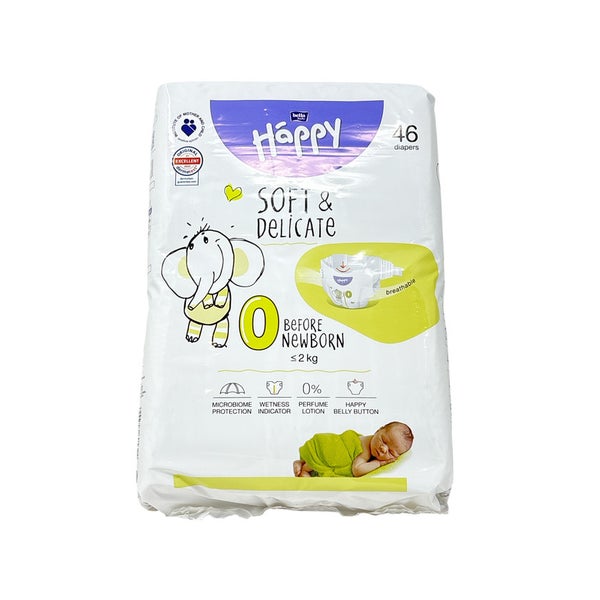 Bella Baby Happy Windeln Gr.0 Before Newborn K.2kg 46 St 46 St