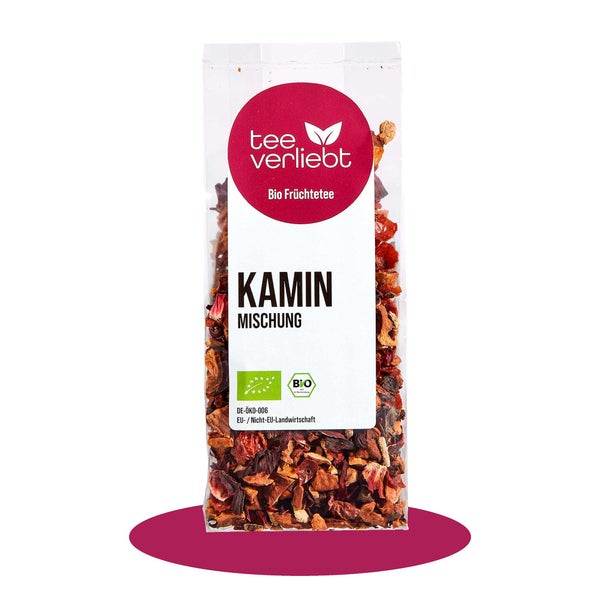 teeverliebt - Kaminmischung Bio loser Früchtetee | 100g 100 g