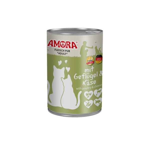 AMORA Cat Fleisch Pur 2,4 kg