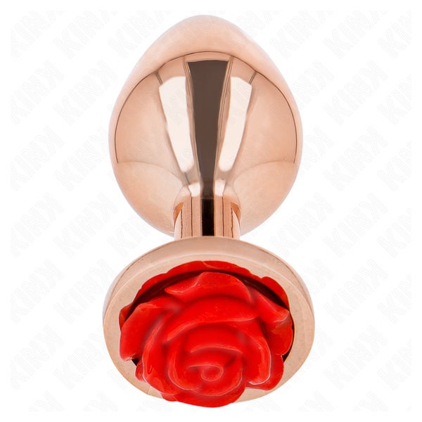 Kink - Analplug mit roter Rose