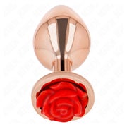 Kink - Analplug mit roter Rose