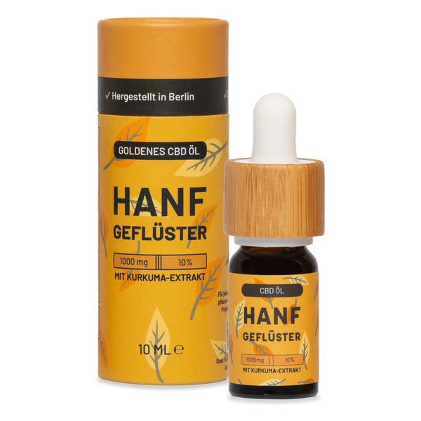 HANFGEFLÜSTER CBD Golden-Öl 10% 10 ml 10 ml