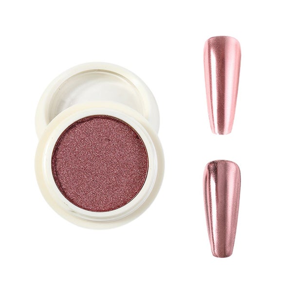 UNIQ Chrome Powder Nagelpigment – Rose Gold (9 g)