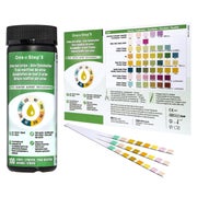 100 One+Step Urinteststreifen für 8 Indikatoren - Gesundheitstest inkl. Referenzfarbkarte 100 St