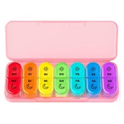 Tablettenbox 7 Tage BPA Frei Pillendose Klein Vitamine Fisch 1 St