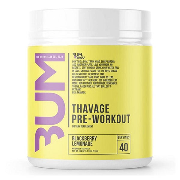 RAW Nutrition CBUM Thavage Pre-Workout Peach Bum 520 g