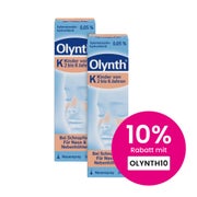 Produktabbildung: Olynth® 0,05% Nasenspray Doppelpack 2X10 ml