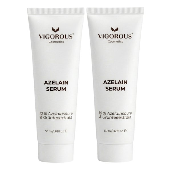 VIGOROUS® Azelainserum gegen Rosazea Rötungen Pickel & Akne 2 x 50 ml