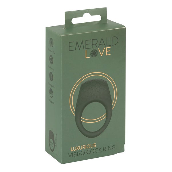 Emerald Love - Luxurious Vibrating Cock Ring 1 St