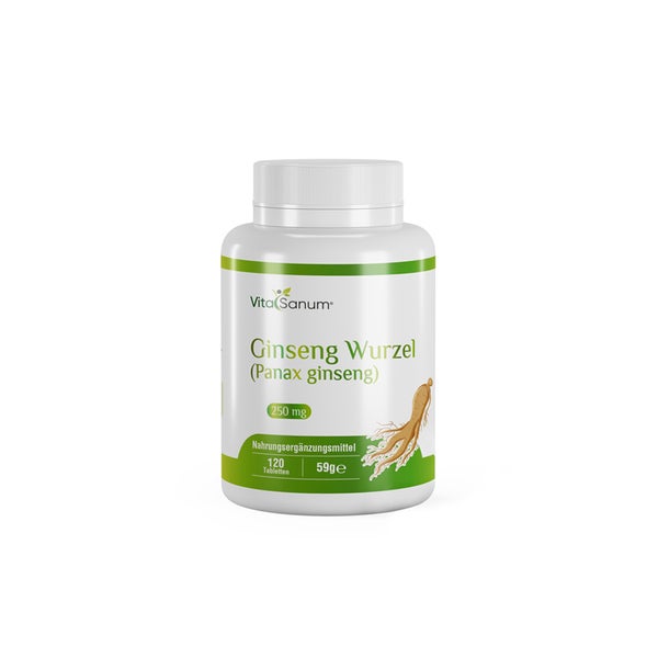VitaSanum® - Ginseng Wurzel (Panax ginseng) 250 mg 120 Table  St