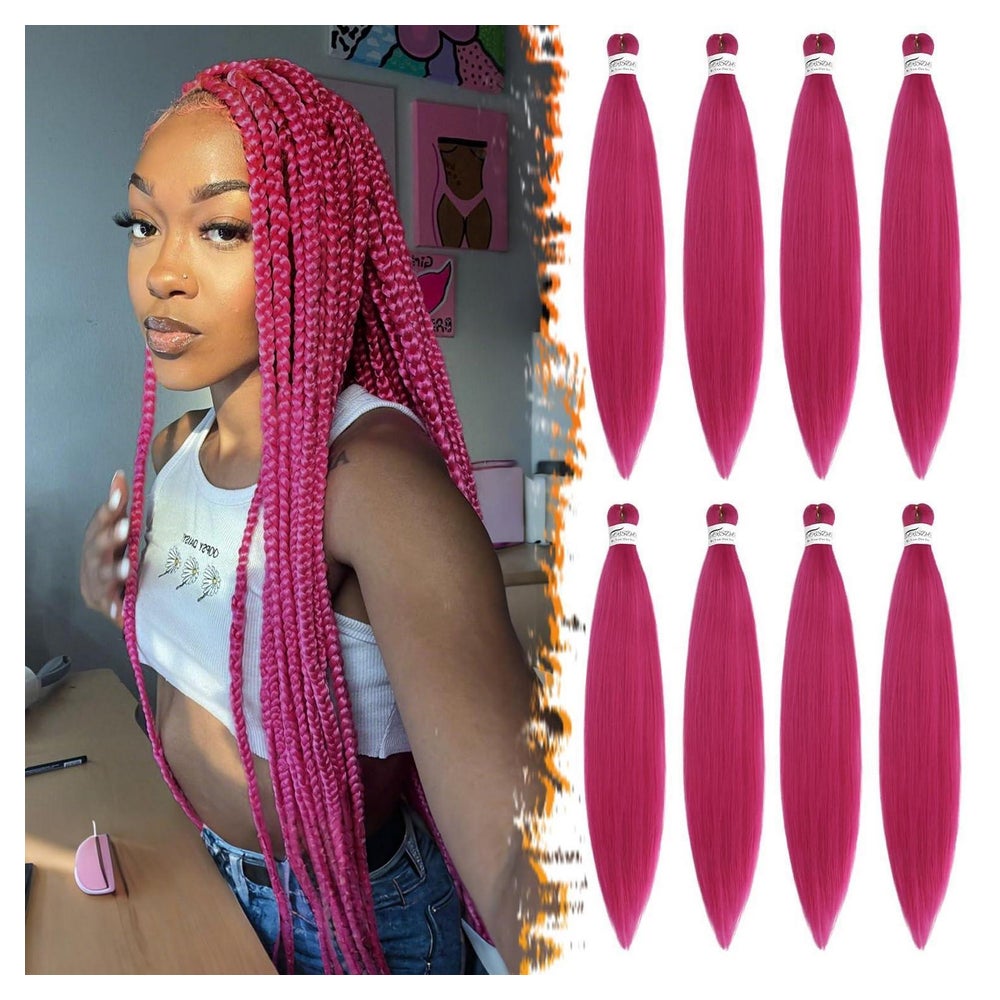 Haarverlängerungen Braids Synthetik PreStretched Crochet Hot 1 St