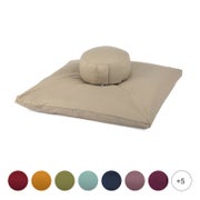 bodhi Medi-Set ECO: Meditationskissen RONDO ECO + Zabuton 1 St