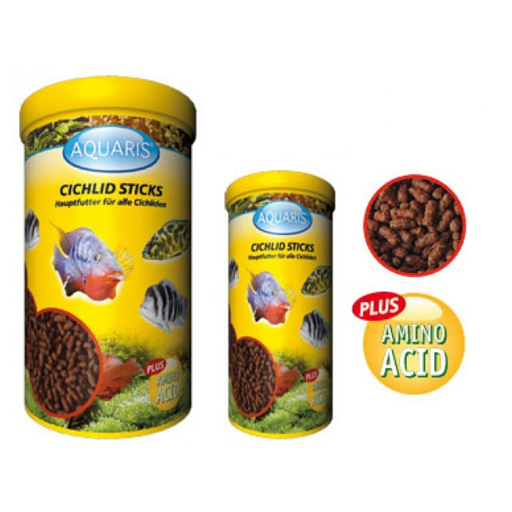 AQUARIS Aquarium Fischfutter Cichlid Sticks 145 g 145 g