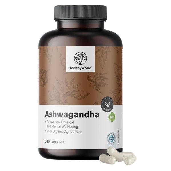 HealthyWorld Ashwagandha 500 mg 240 St
