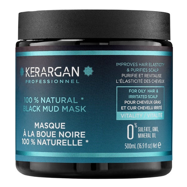 Kerargan - Revitalisierende Maske mit Schwarzem Schlamm 500 ml