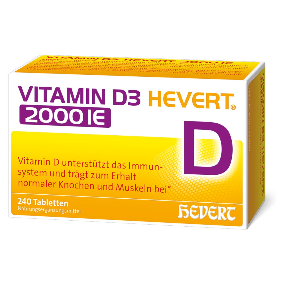 Vitamin D3 Hevert 2000 I.e. Tabletten 240 St
