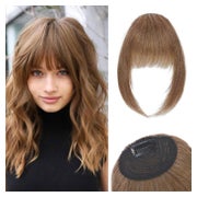 Pony Haarteil Clip in Schläfenclip 14g Damen French Bangs #6 1 St