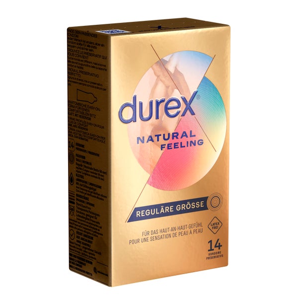 «Natural Feeling» - 14 latexfreie Kondome, ultradünn Easy-On (14 Kondome) 14 St