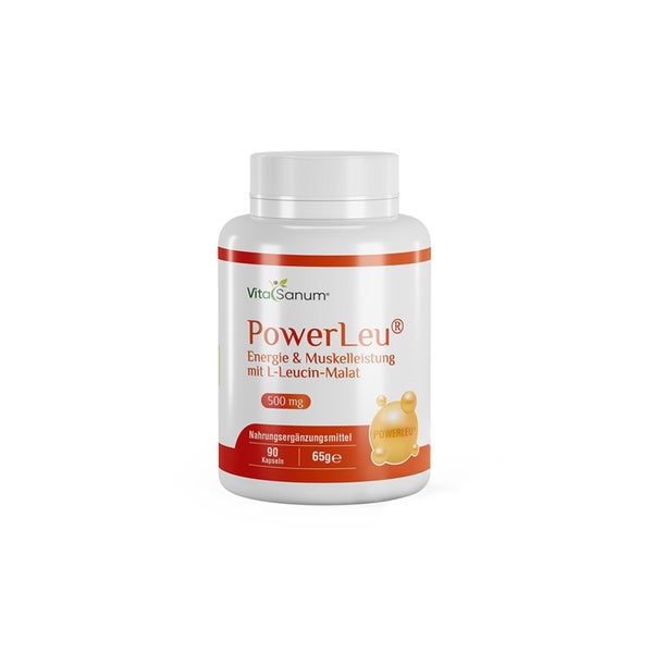 VitaSanum® PowerLeu® – Energie &amp; Muskelleistung mit L-Le  St