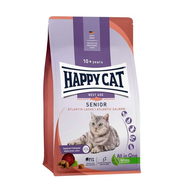 Happy Cat - Senior Atlantik-Lachs 1,3 kg