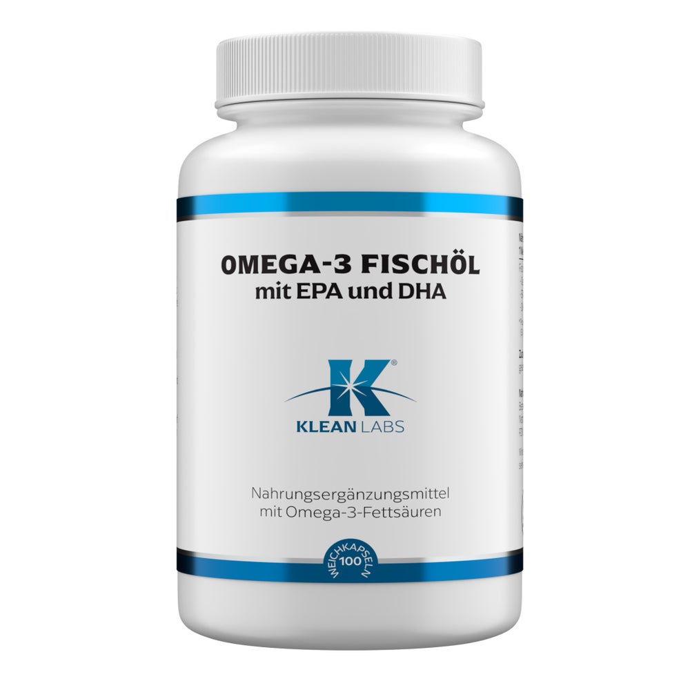 Omega-3 FischÖl 1200 Mg Mit Epa Und Dha Klean Labs 100 St