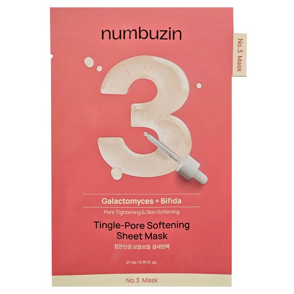 NUMBUZIN Nr.3 Tingle-Pore porenverfeinernde Tuchmaske 27 ml