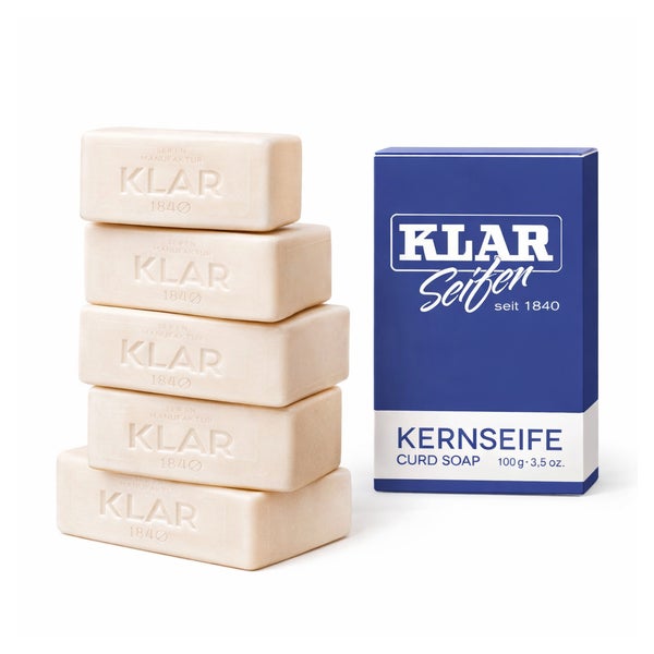 Klar’s Kernseife 5er Set | Vielseitige Reinigung aus pflanzlichen Ölen 500 g