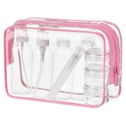 Kulturbeutel Reiseflaschen 100ml 8er Transparent Handgepäck 1 St
