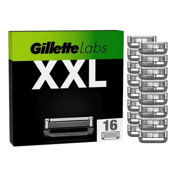 Gillette Labs Rasierklingen für Männer, 16 Ersatzklingen, Kompatibel mit allen GilletteLabs Rasierern (inkl.Heated Razor) 1 St