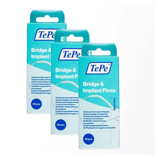 TePe Bridge & Implant Floss 3 St