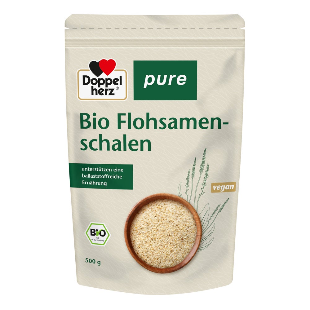 Doppelherz Bio Flohsamenschalen Pure Pulver 500 g
