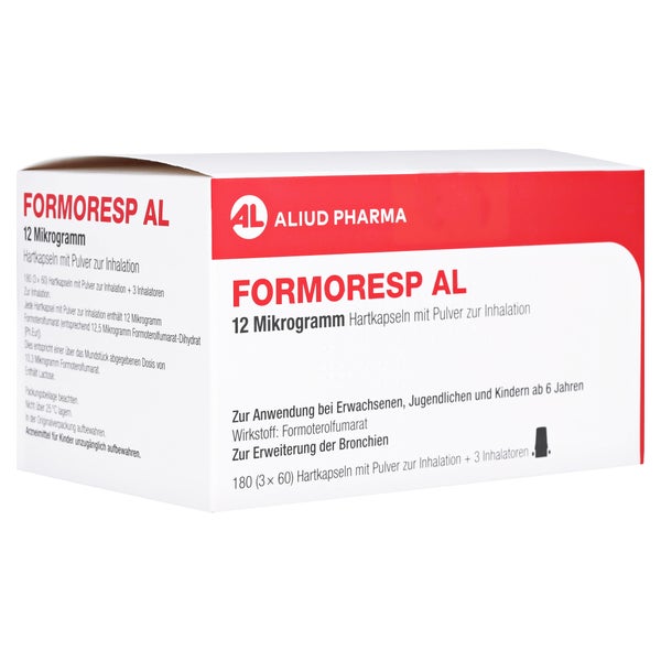 FORMORESP AL 12 µg Hartkapseln m.Plv.z.Inhalation 3X60 St